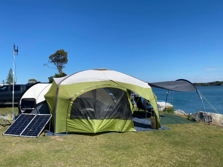 teardrop camper australia jag camper Airtent setup side