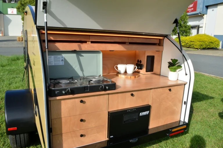 Australian made JAG Glider teardrop camper built in Brisbane
