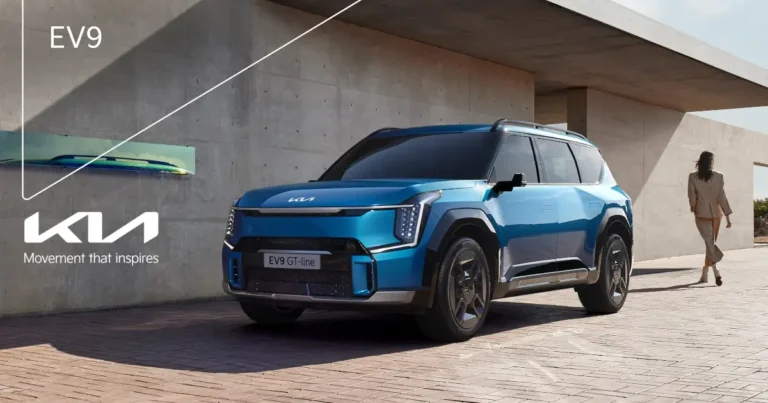 Kia EV9 electric SUV towing lightweight caravan recommendation
