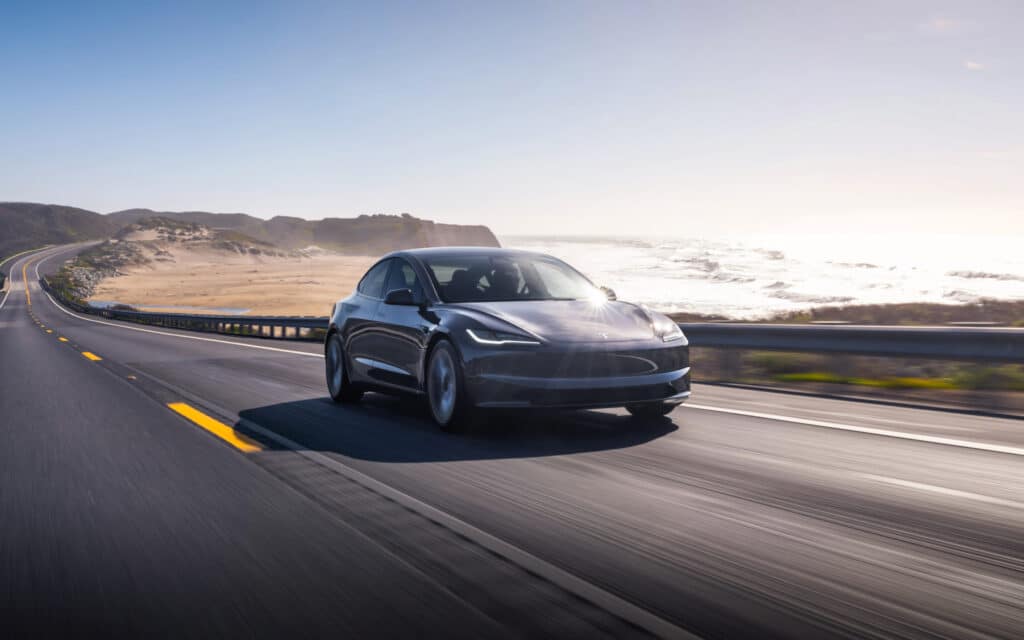 Tesla Model 3 electric car towing lightweight camper recommendation